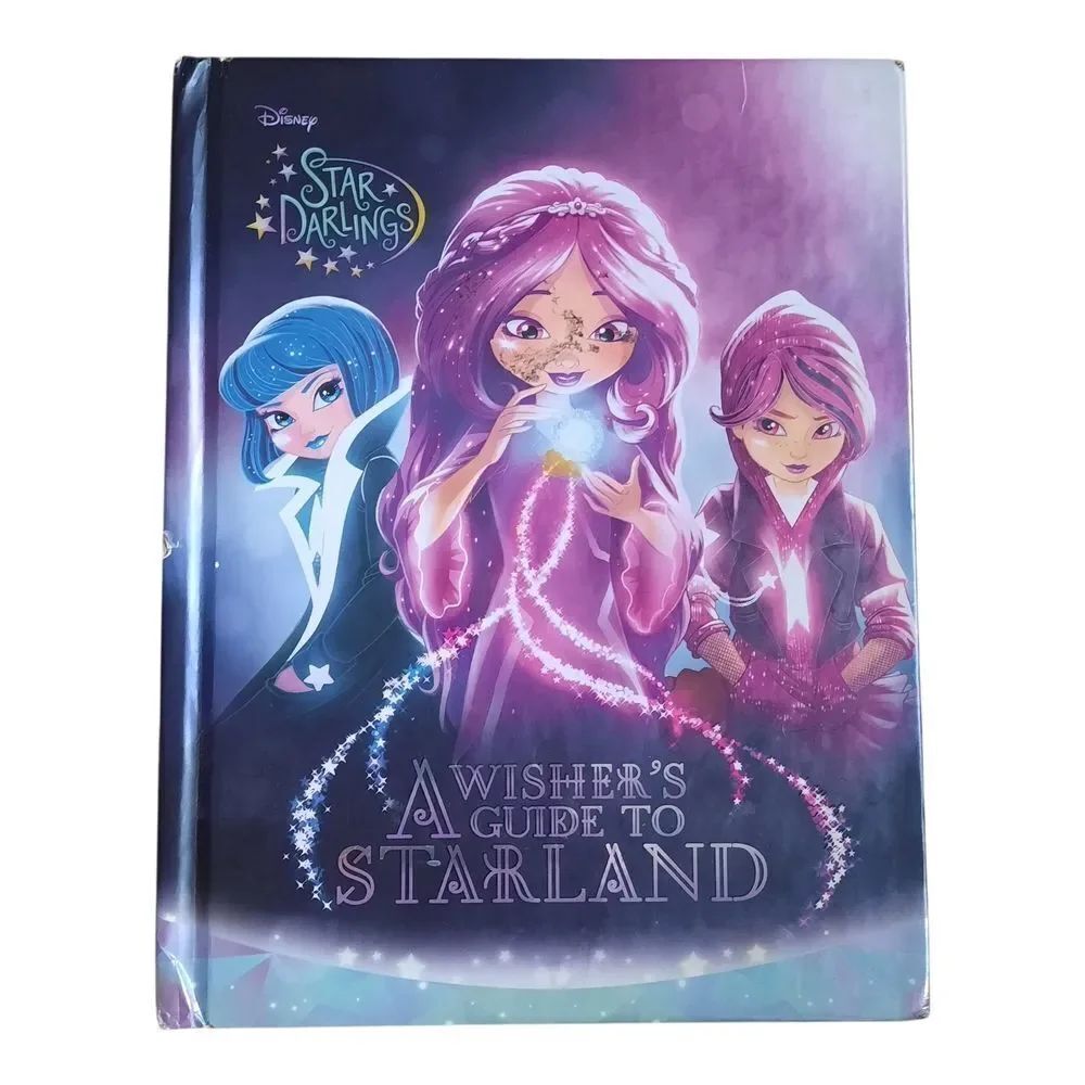 Disney Star Darlings A Wisher's Guide to Starland Book - Purple and Blue